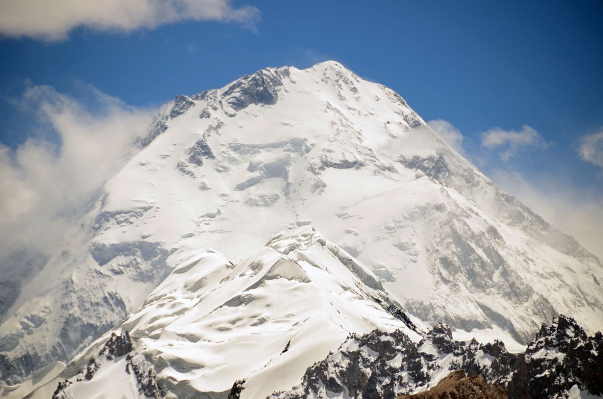 33 Gasherbrum I Hidden Peak North Face Close Up As Trek Nears Gasherbrum North Base Camp In China